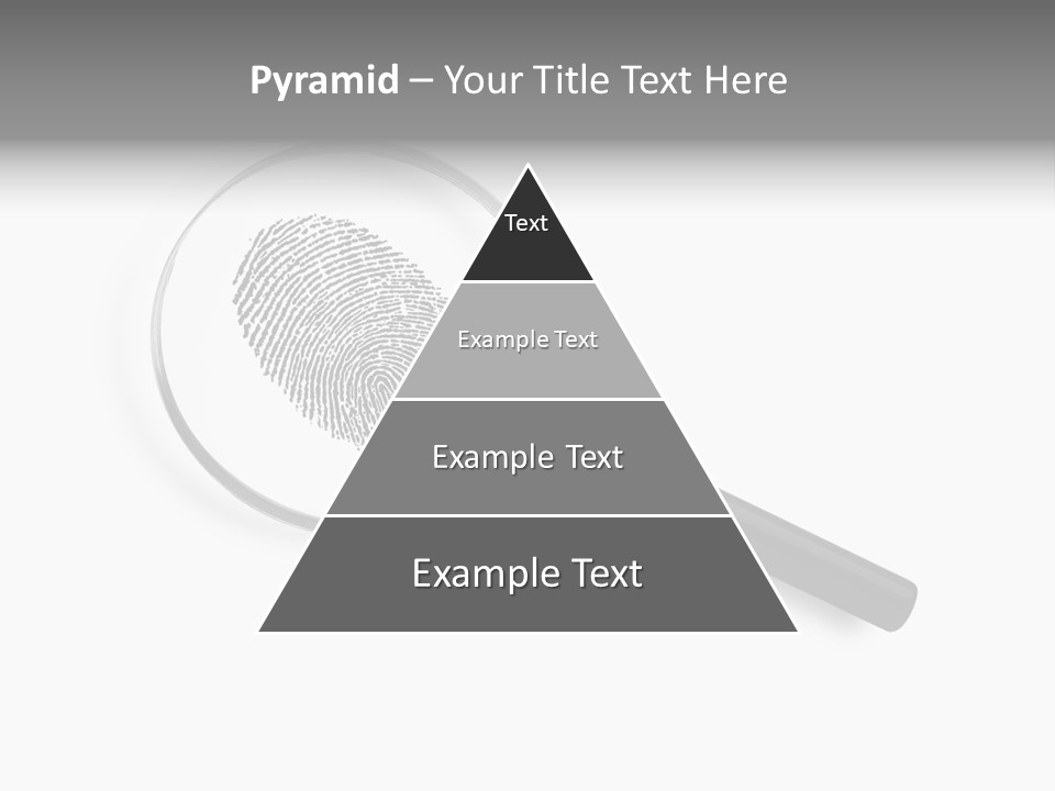 Identity People Fingerprint PowerPoint Template