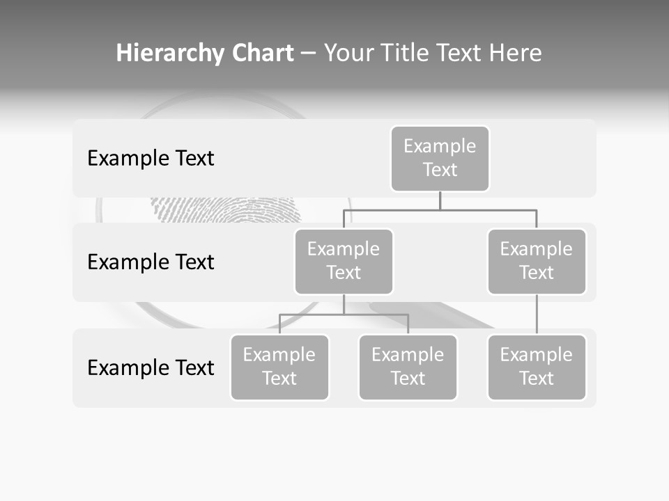 Identity People Fingerprint PowerPoint Template