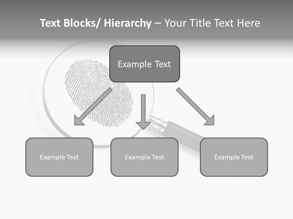 Identity People Fingerprint PowerPoint Template