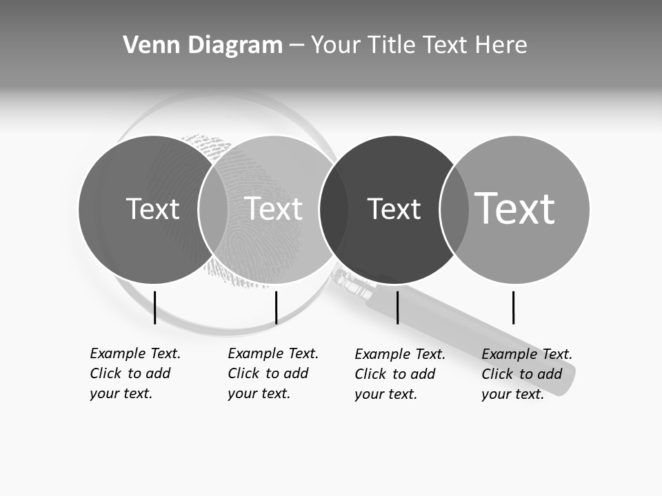 Identity People Fingerprint PowerPoint Template