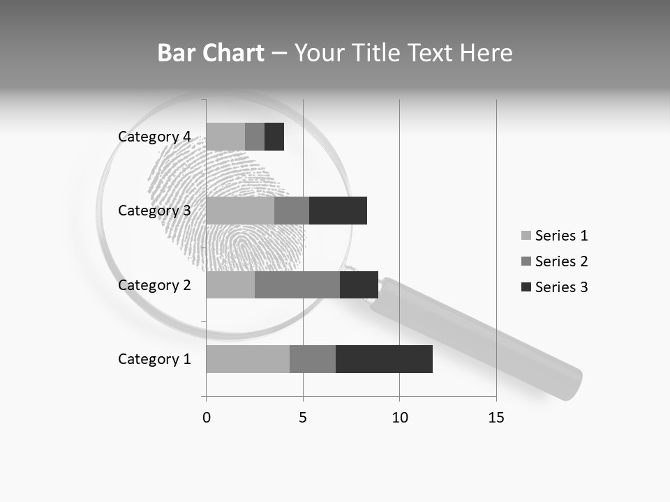 Identity People Fingerprint PowerPoint Template