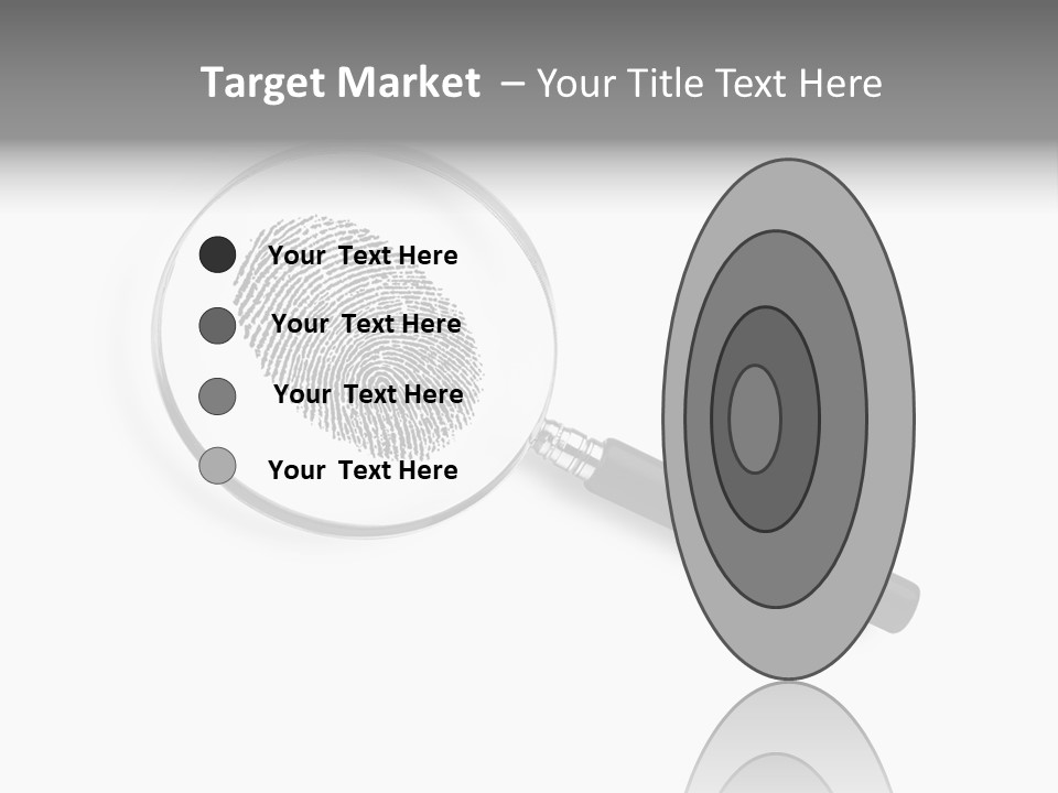 Identity People Fingerprint PowerPoint Template