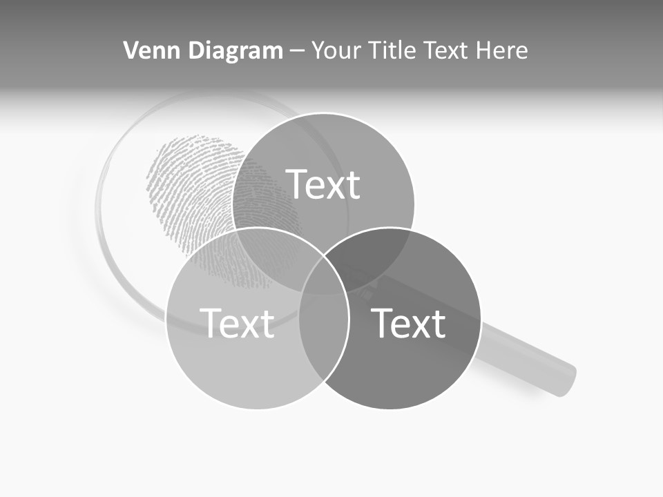 Identity People Fingerprint PowerPoint Template