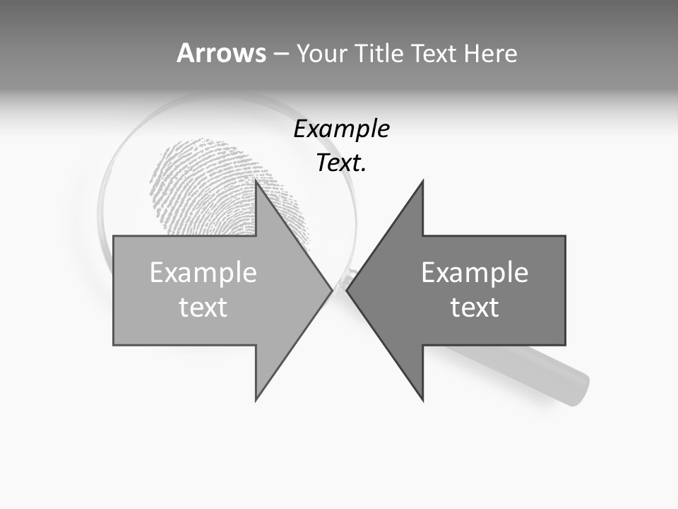 Identity People Fingerprint PowerPoint Template