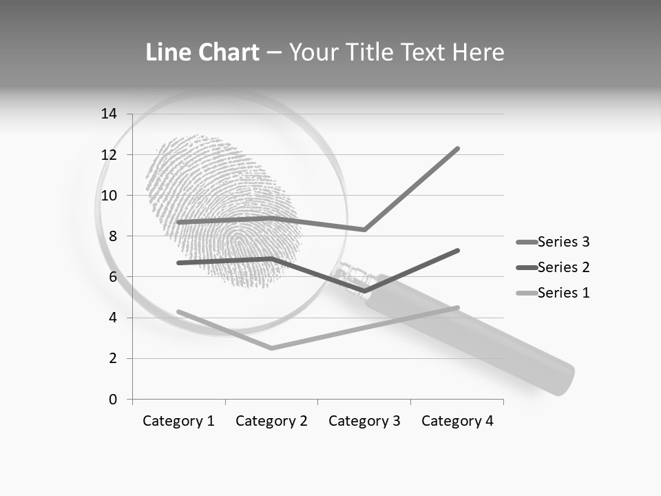 Identity People Fingerprint PowerPoint Template