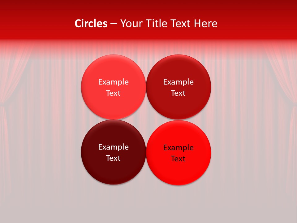 Drapes Show Stage PowerPoint Template