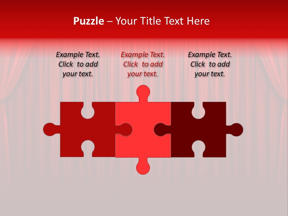 Drapes Show Stage PowerPoint Template