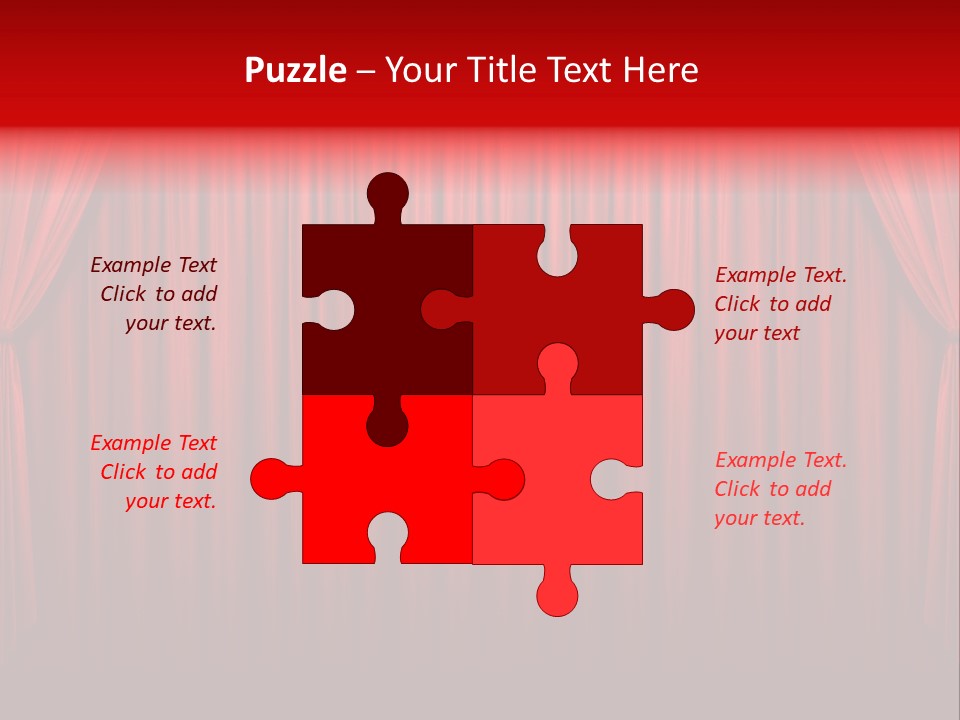 Drapes Show Stage PowerPoint Template