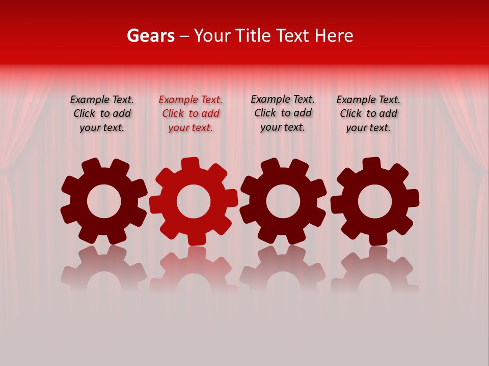 Drapes Show Stage PowerPoint Template