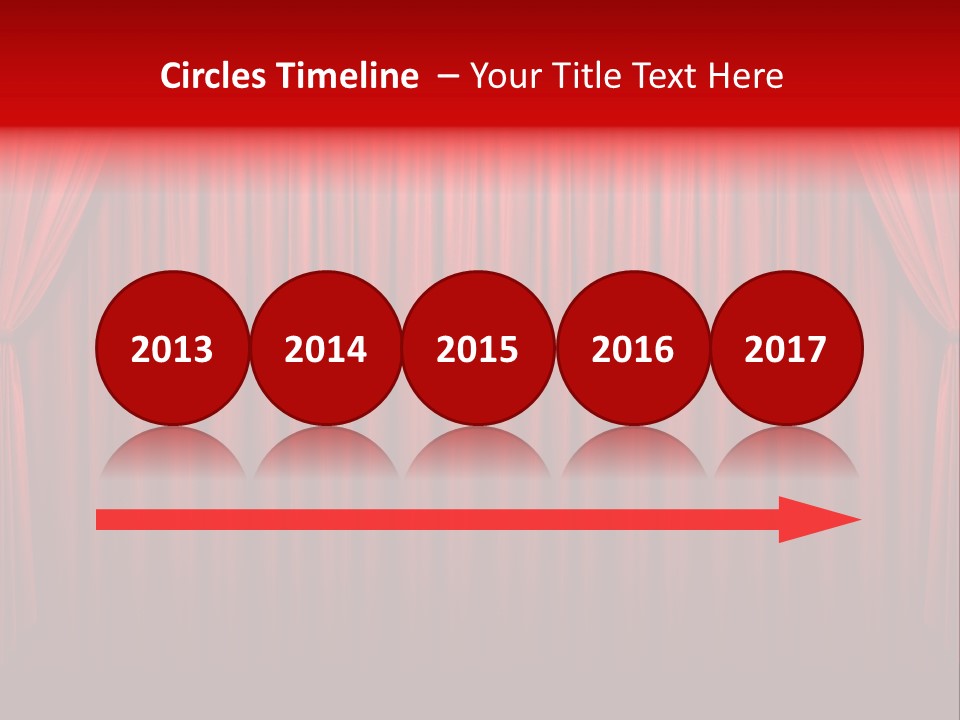 Drapes Show Stage PowerPoint Template