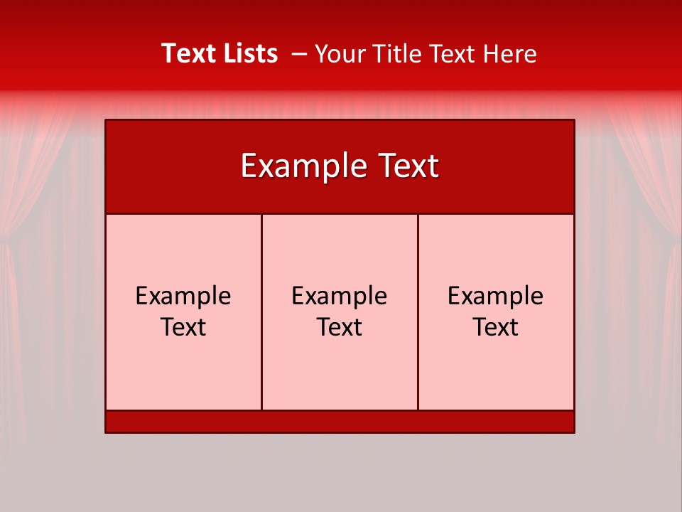 Drapes Show Stage PowerPoint Template