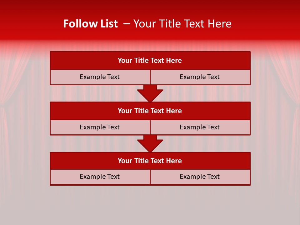 Drapes Show Stage PowerPoint Template