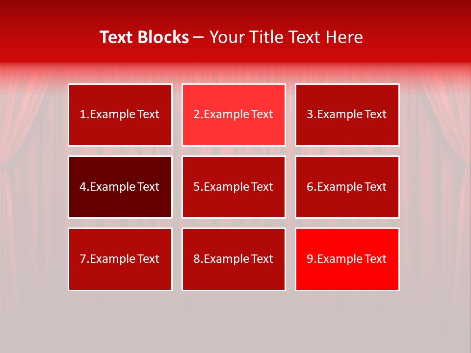 Drapes Show Stage PowerPoint Template