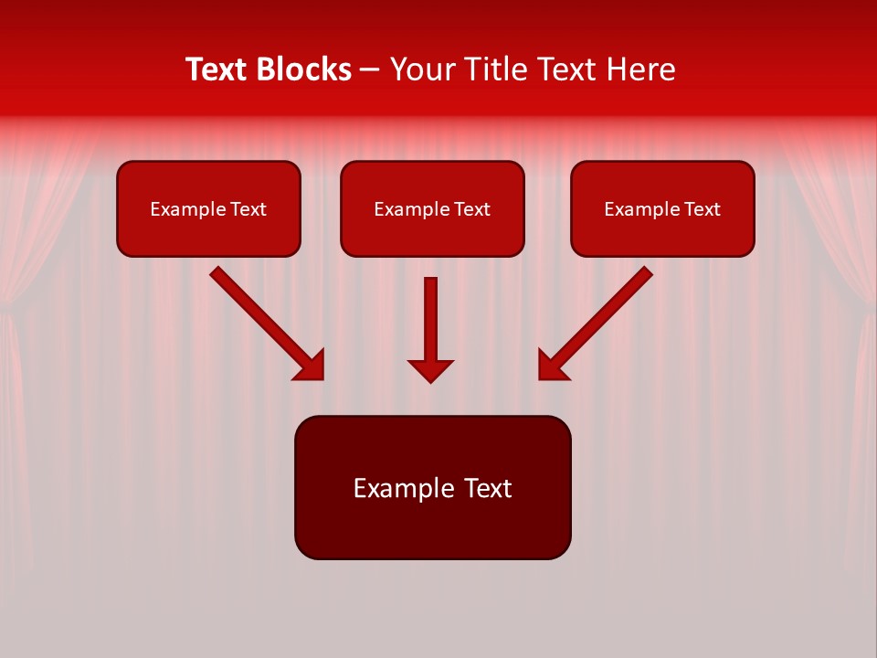 Drapes Show Stage PowerPoint Template