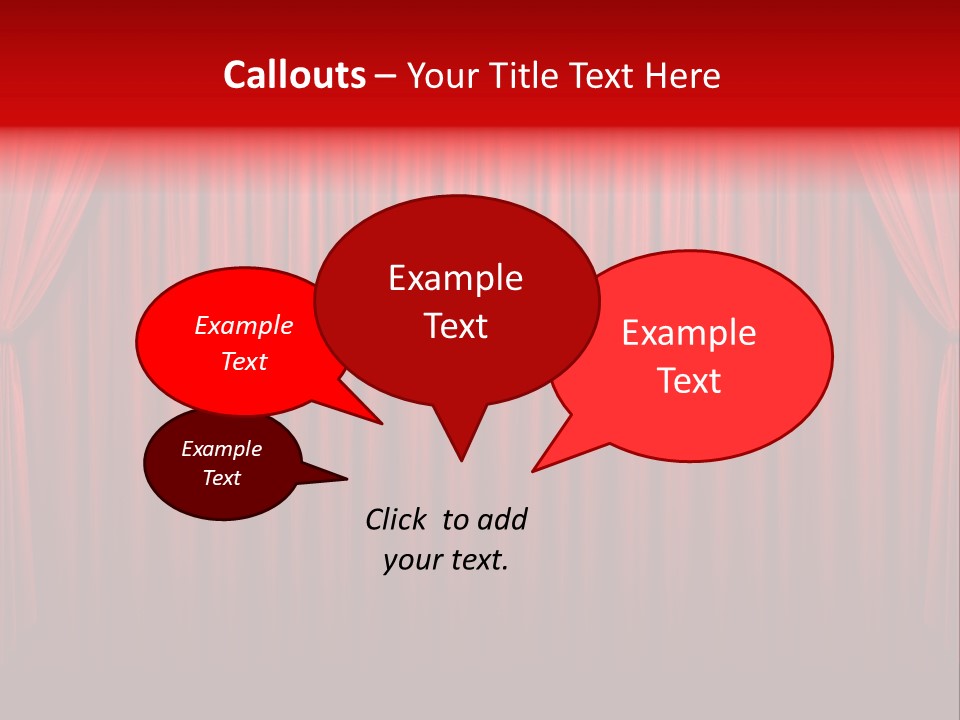 Drapes Show Stage PowerPoint Template