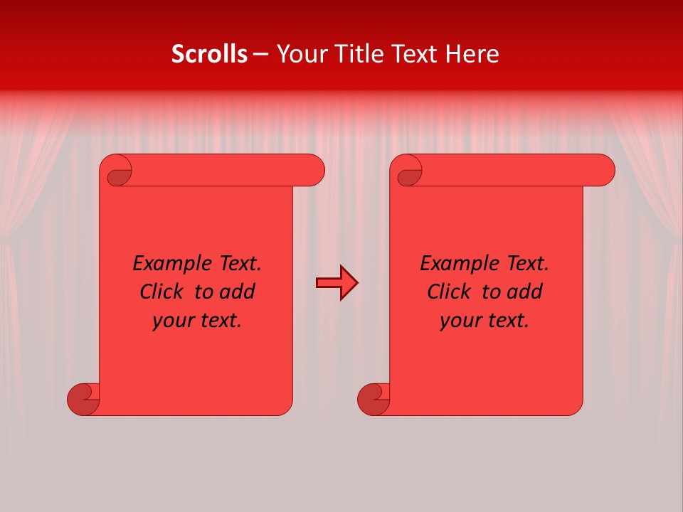 Drapes Show Stage PowerPoint Template