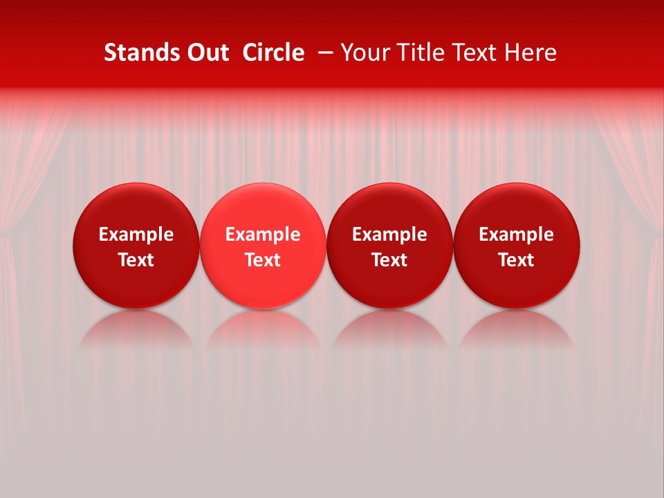 Drapes Show Stage PowerPoint Template