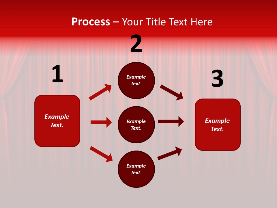 Drapes Show Stage PowerPoint Template