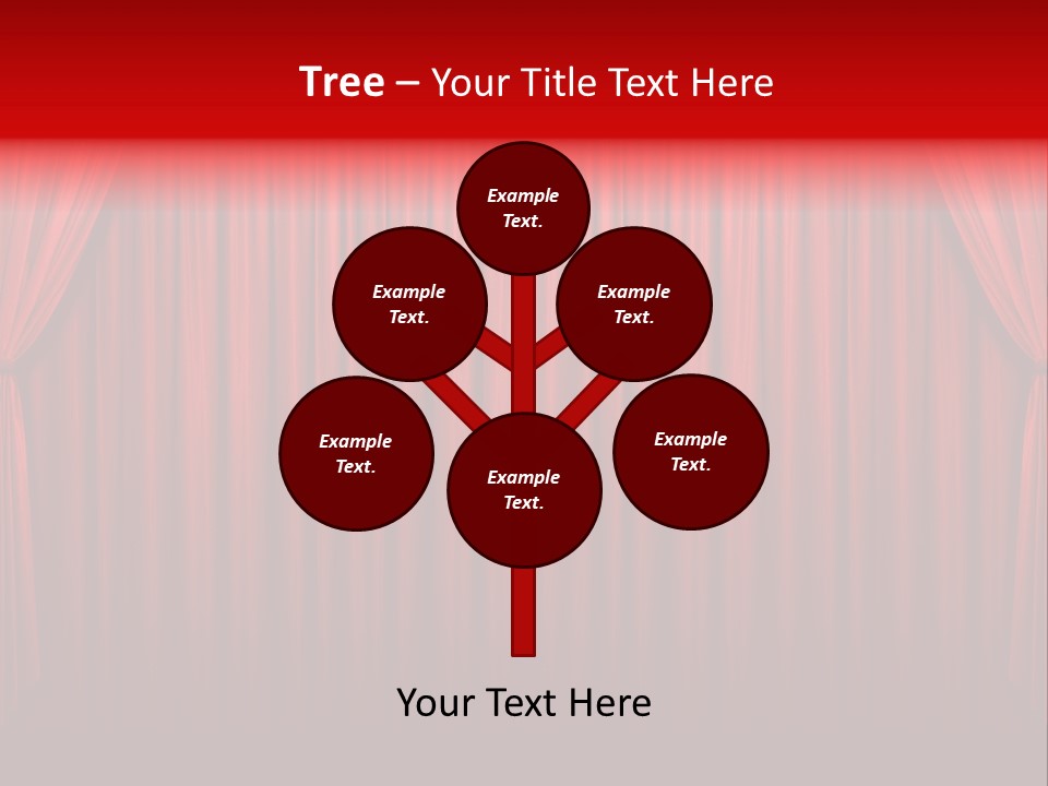 Drapes Show Stage PowerPoint Template