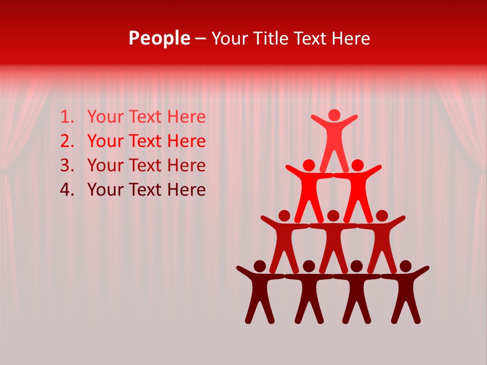 Drapes Show Stage PowerPoint Template