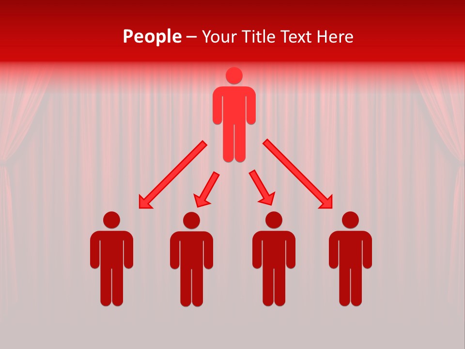 Drapes Show Stage PowerPoint Template