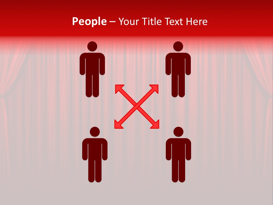 Drapes Show Stage PowerPoint Template