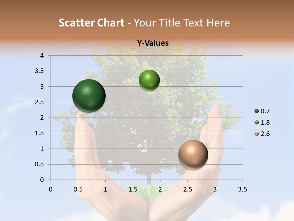 A Person Holding A Tree In Their Hands PowerPoint Template