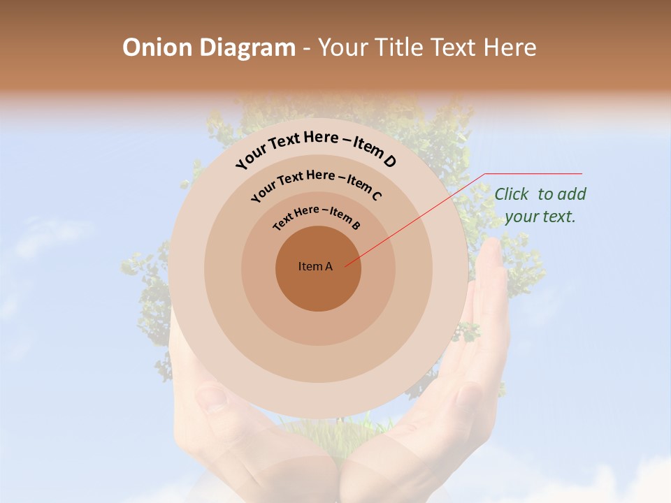 A Person Holding A Tree In Their Hands PowerPoint Template