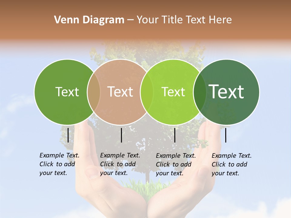 A Person Holding A Tree In Their Hands PowerPoint Template