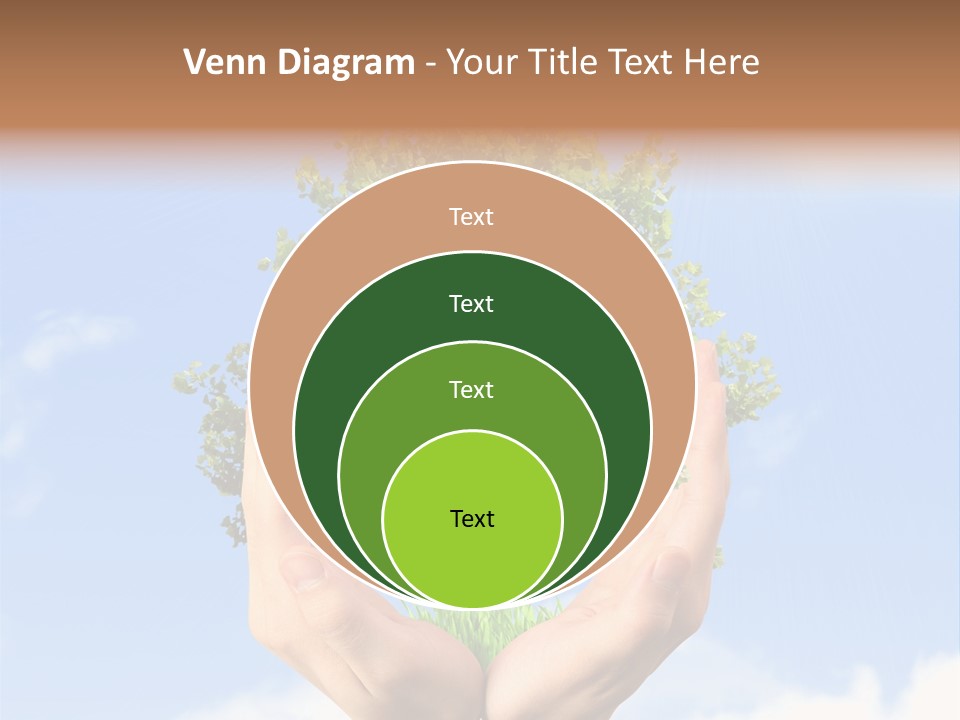 A Person Holding A Tree In Their Hands PowerPoint Template