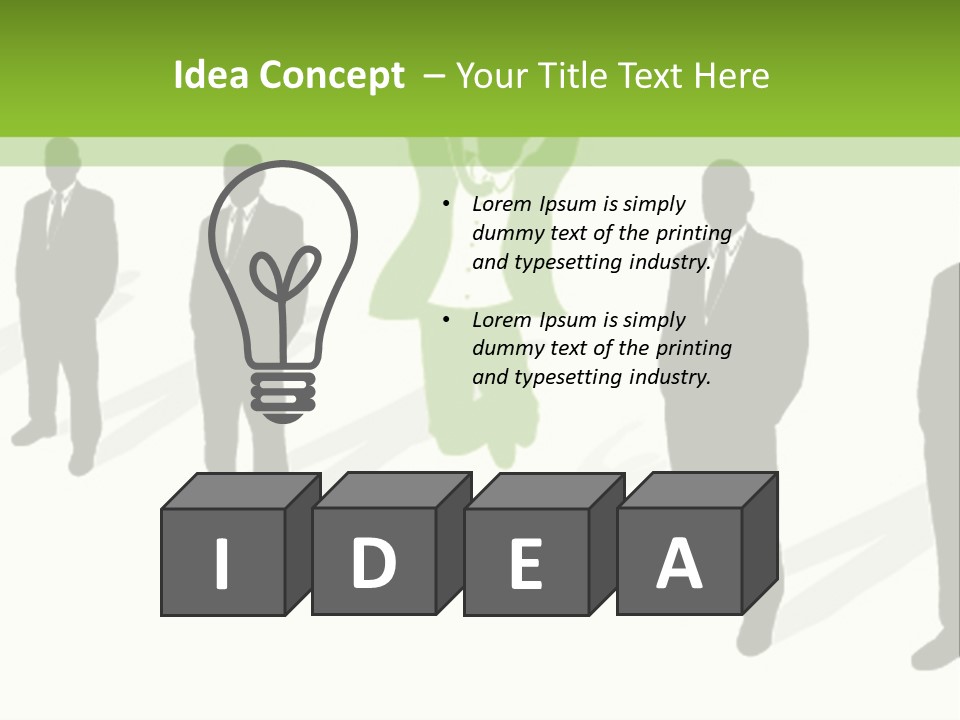 Audio Isolated Bright PowerPoint Template