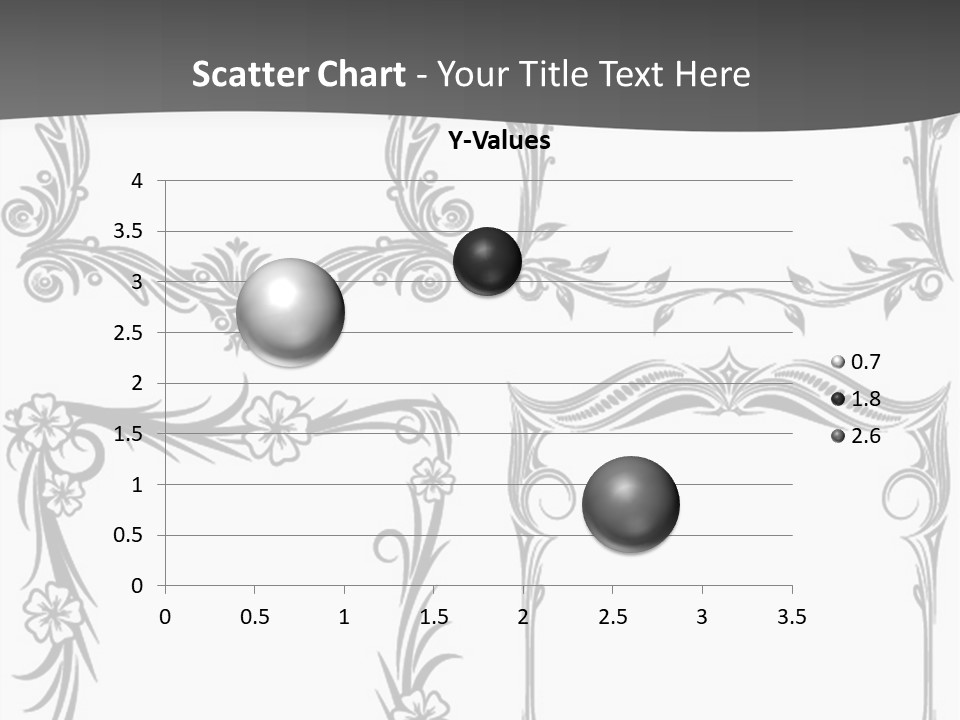 A Set Of Four Square Frames With Floral Designs On Them PowerPoint Template