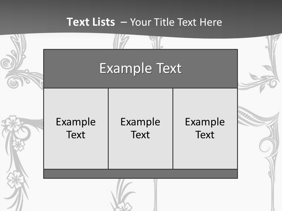 A Set Of Four Square Frames With Floral Designs On Them PowerPoint Template
