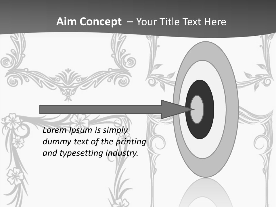 A Set Of Four Square Frames With Floral Designs On Them PowerPoint Template