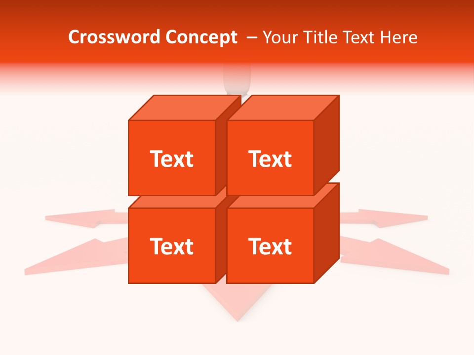 A Person Standing In Front Of A Red Arrow PowerPoint Template