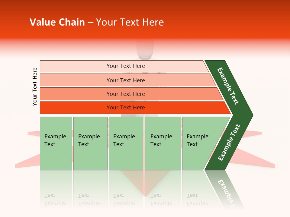 A Person Standing In Front Of A Red Arrow PowerPoint Template