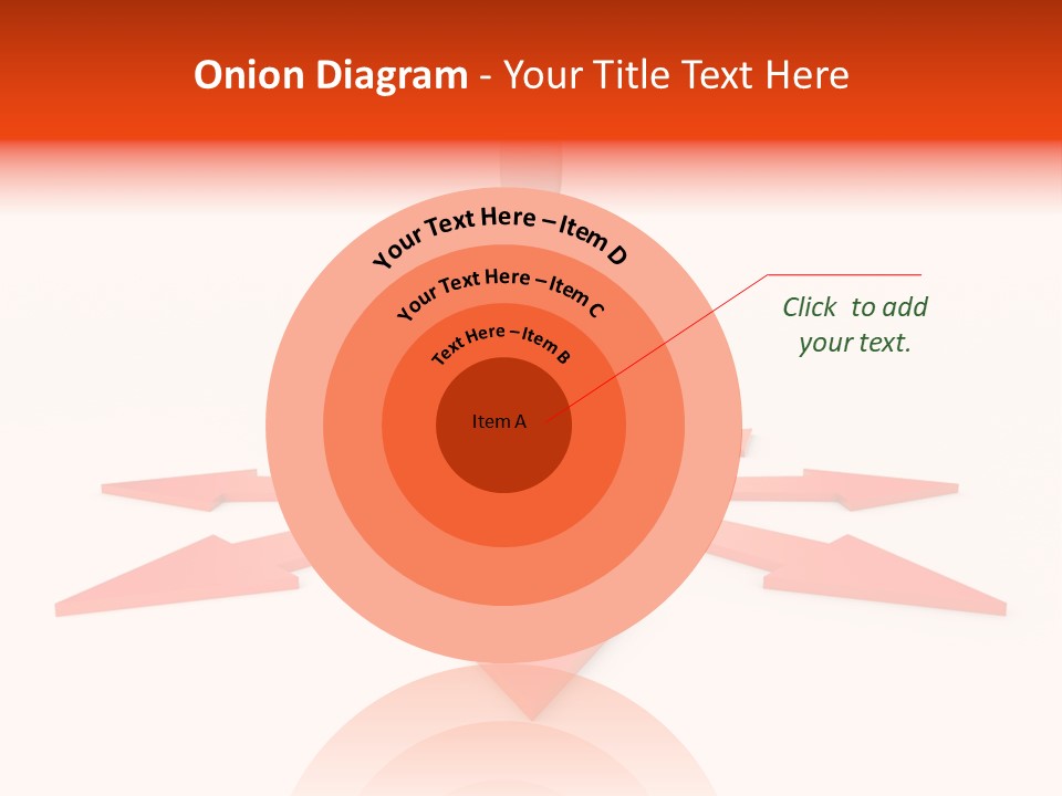 A Person Standing In Front Of A Red Arrow PowerPoint Template