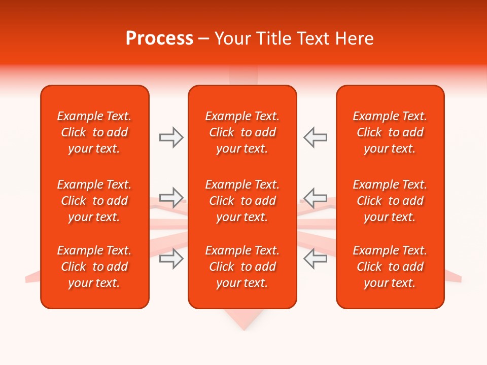 A Person Standing In Front Of A Red Arrow PowerPoint Template