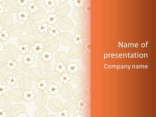 Pattern Illustration Calm PowerPoint Template