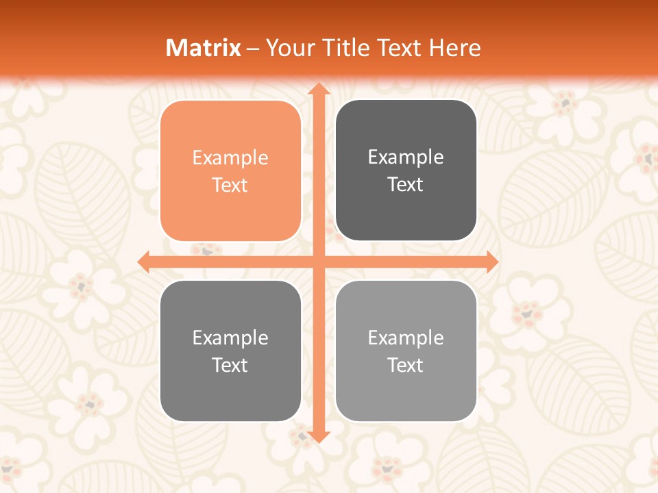 Pattern Illustration Calm PowerPoint Template