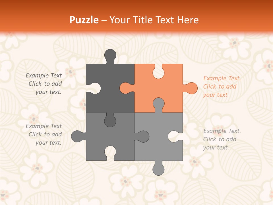 Pattern Illustration Calm PowerPoint Template