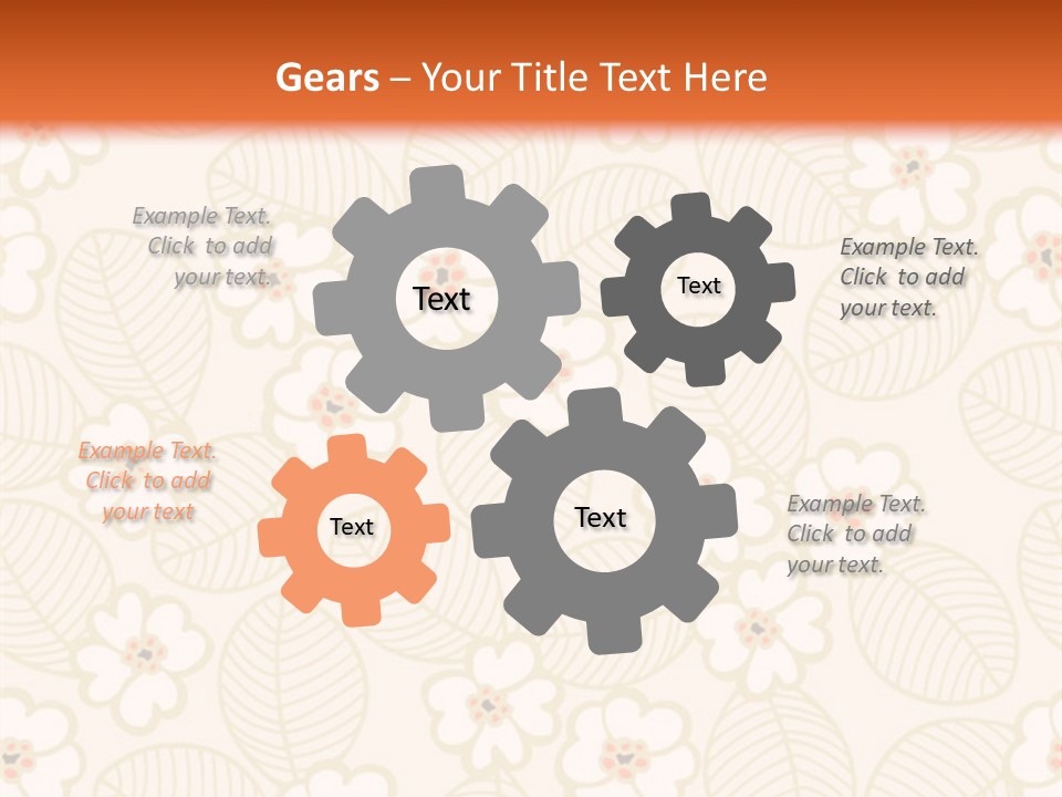 Pattern Illustration Calm PowerPoint Template