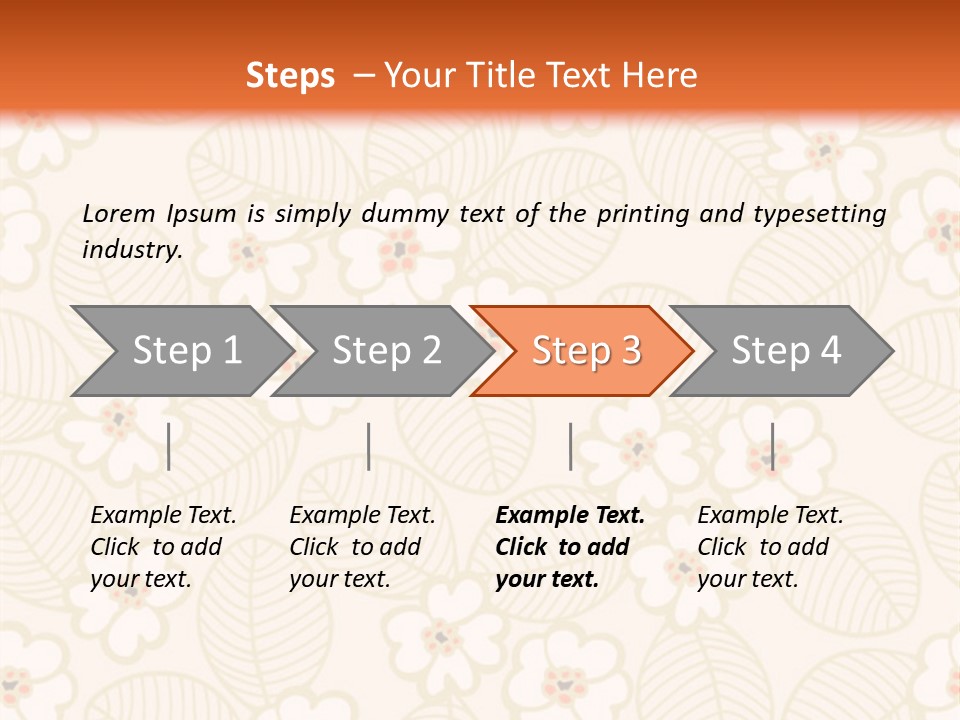 Pattern Illustration Calm PowerPoint Template