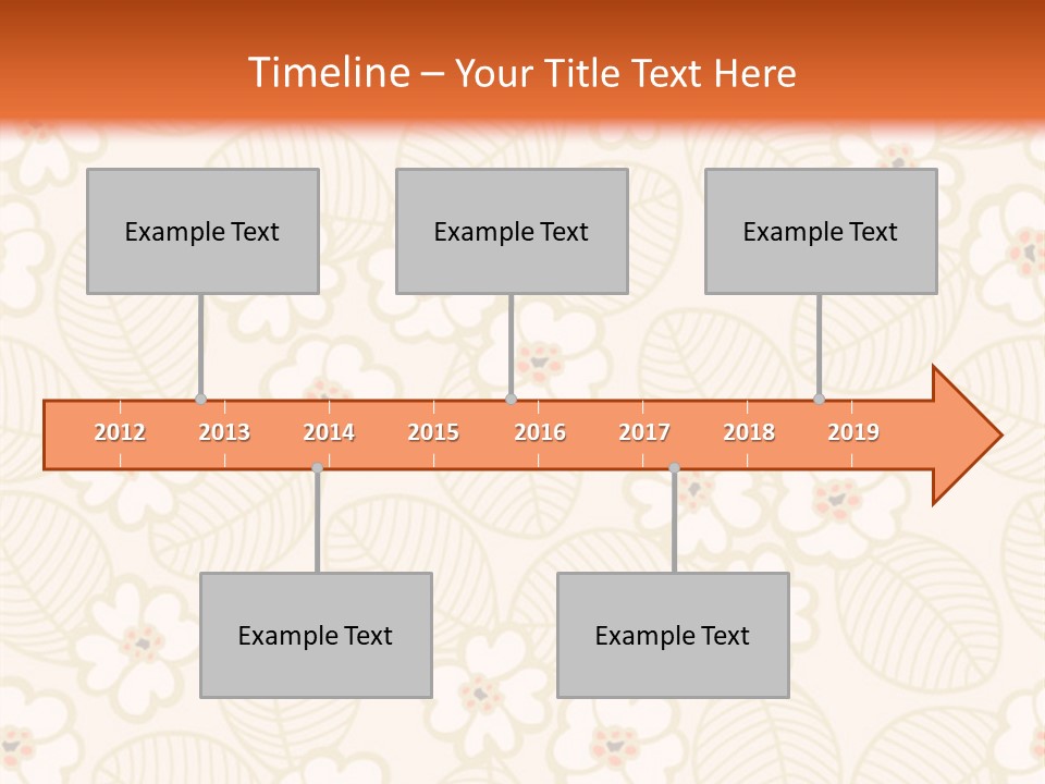 Pattern Illustration Calm PowerPoint Template