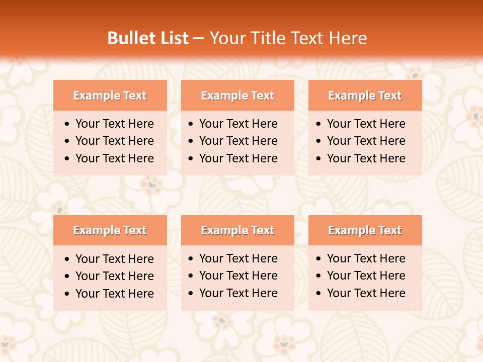 Pattern Illustration Calm PowerPoint Template