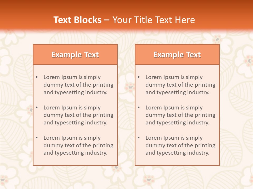 Pattern Illustration Calm PowerPoint Template