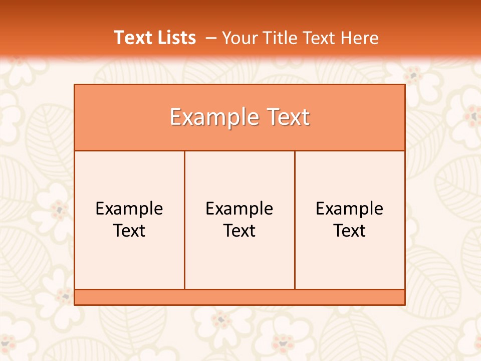 Pattern Illustration Calm PowerPoint Template