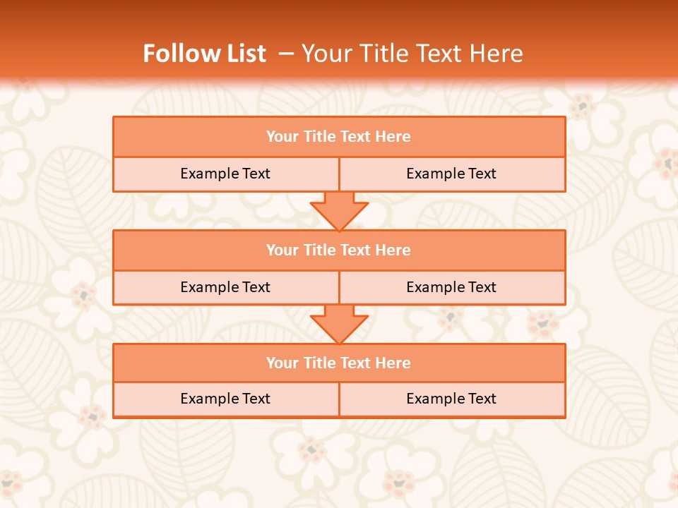 Pattern Illustration Calm PowerPoint Template
