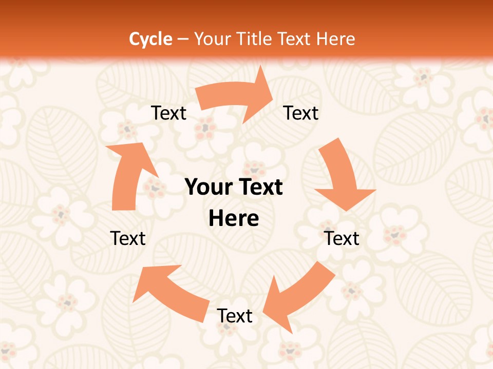 Pattern Illustration Calm PowerPoint Template