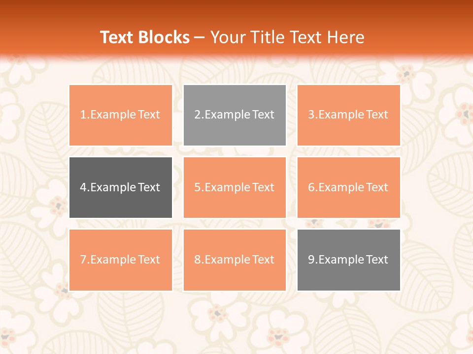 Pattern Illustration Calm PowerPoint Template